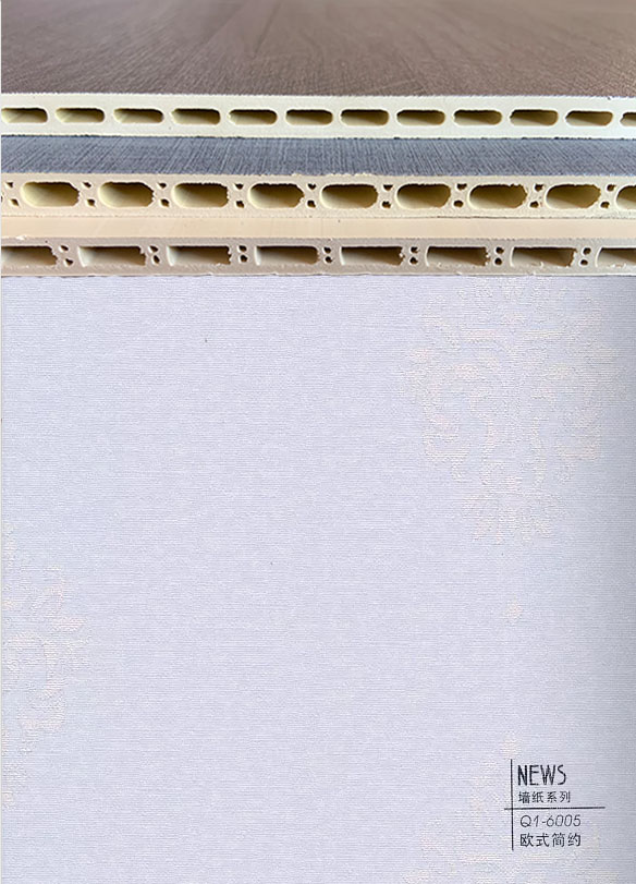 简约Q1-6005竹木纤维集成墙板同款颜色可定制岩铝板